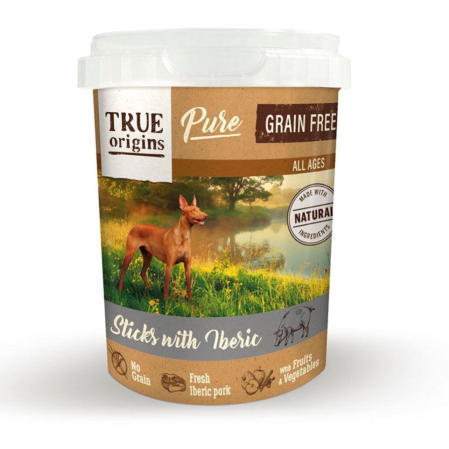 True origins pure barritas grain free con cerdo ibérico 300 GR, , large image number null